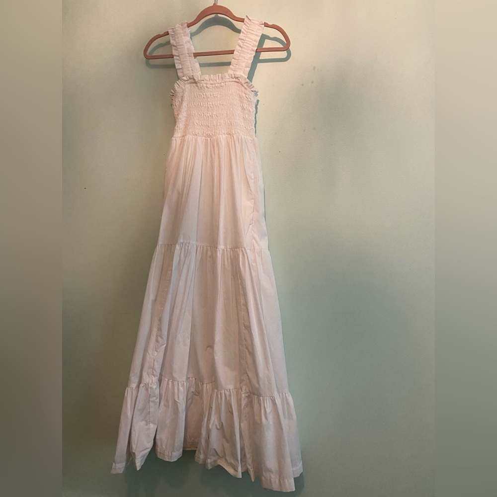 Abercrombie and fitch white maxi dress